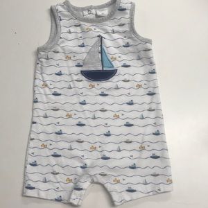 Sailor boat onesie